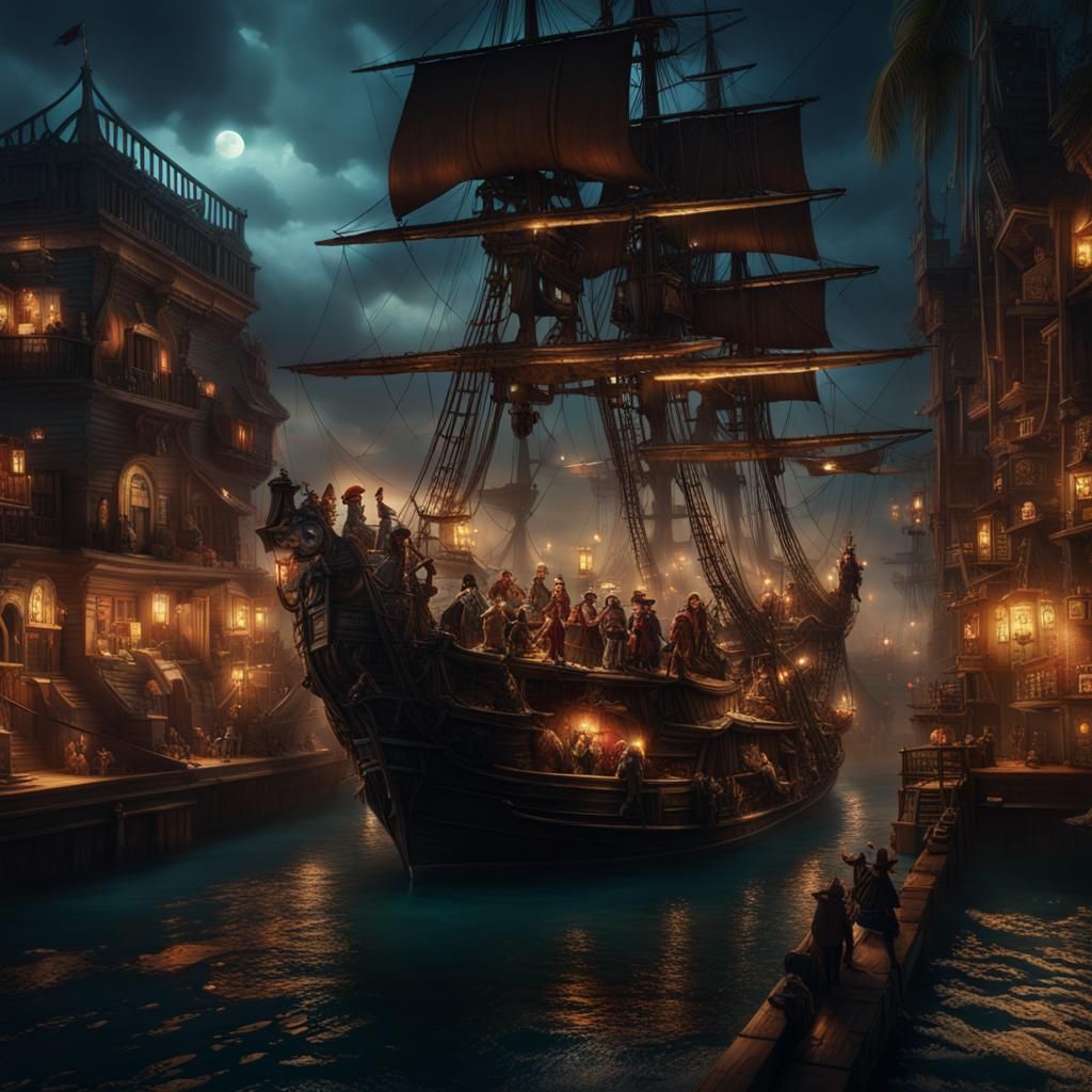 Pirate Crew - AI Generated Artwork - NightCafe Creator