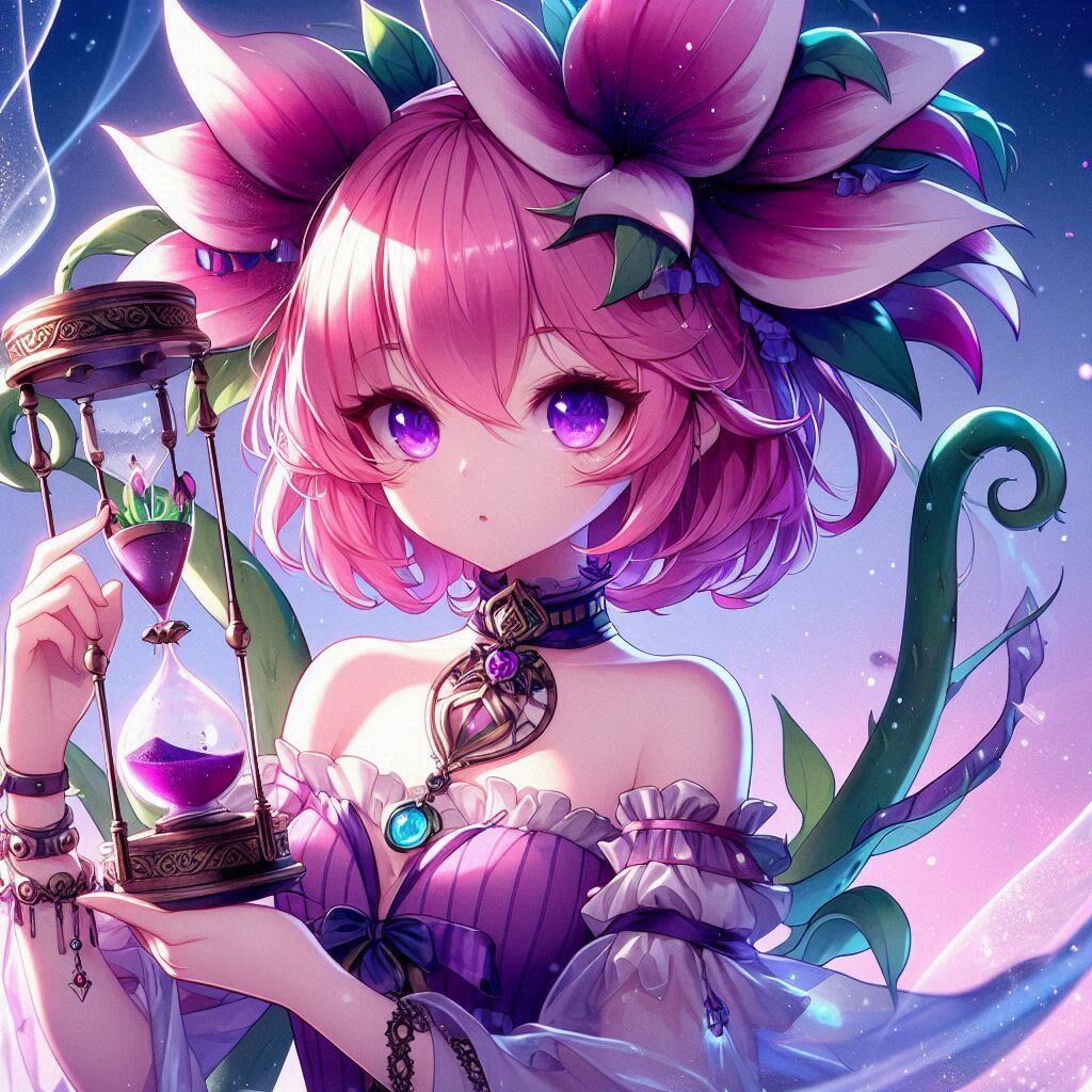 Peony and the hourglass