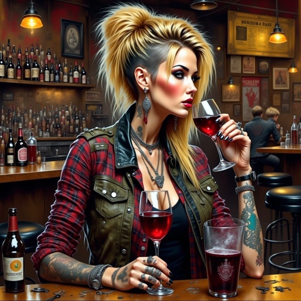 <lora:GrungepunkFlux:1.0>  