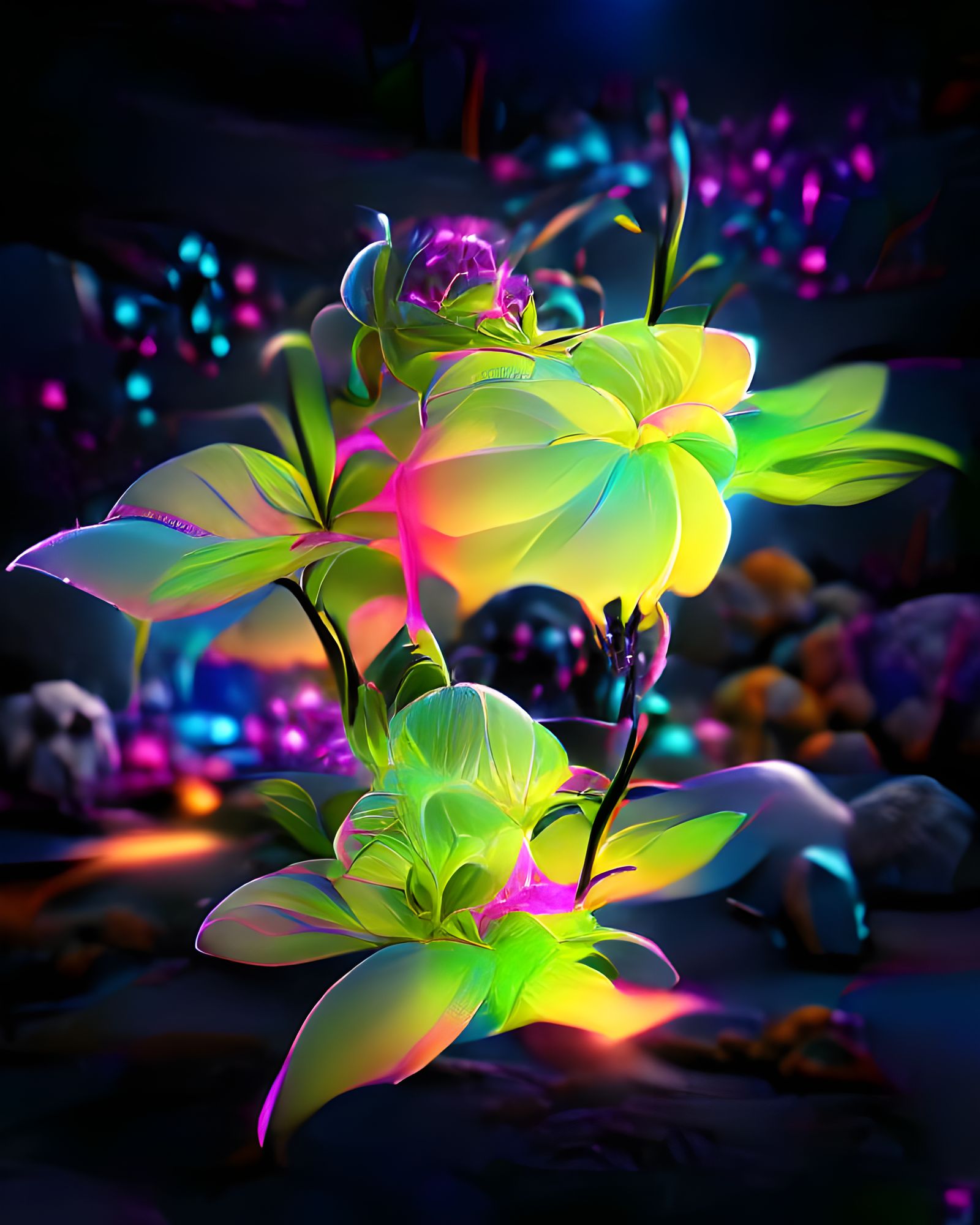 Beautiful flowers - AI Generated Artwork - NightCafe Creator