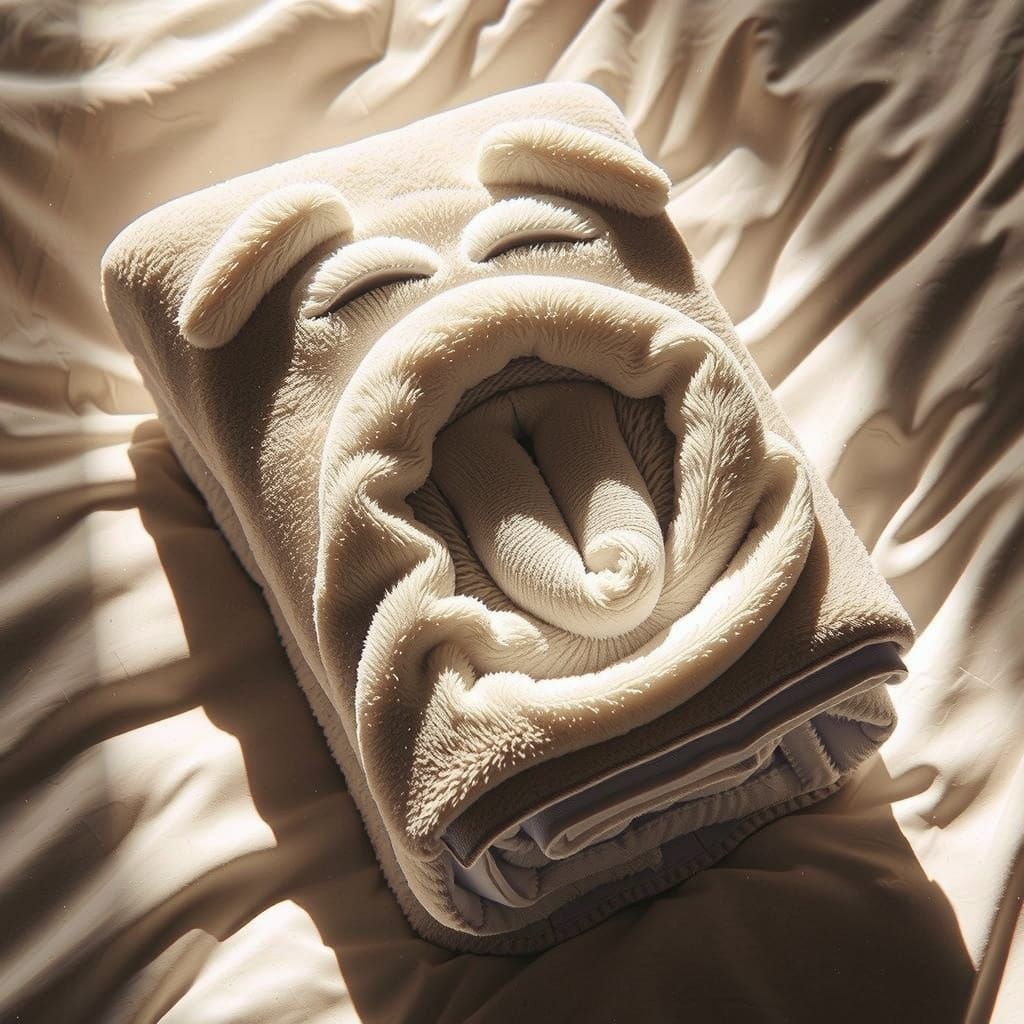 Sleepy towel  by @Alan Elsam