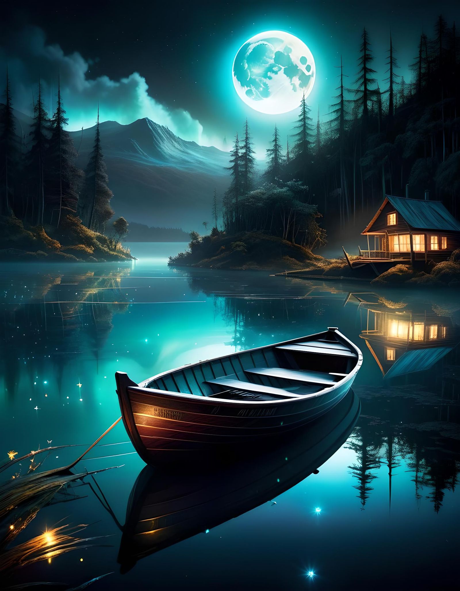 Nighttime at The Cabin