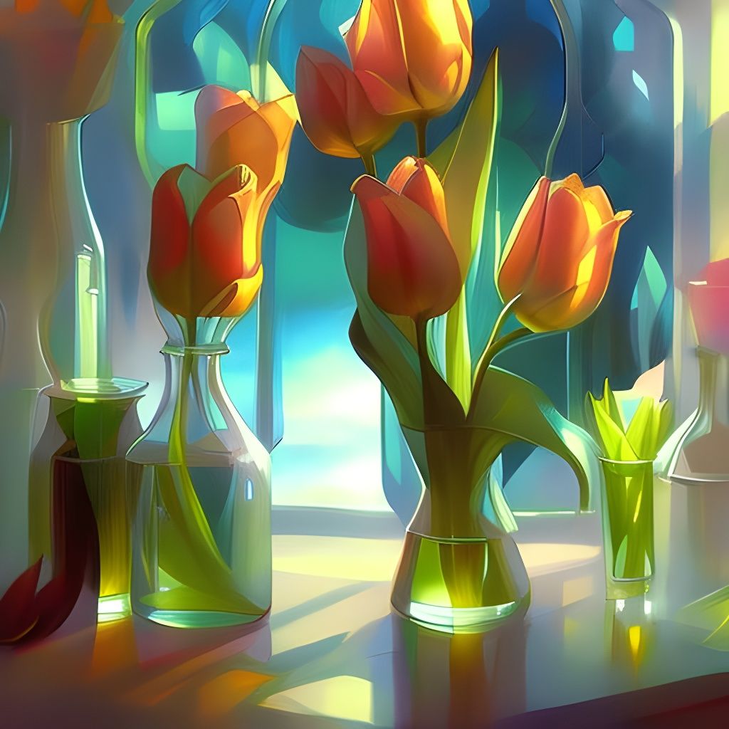 dreamy Tulips  by @forge4ward