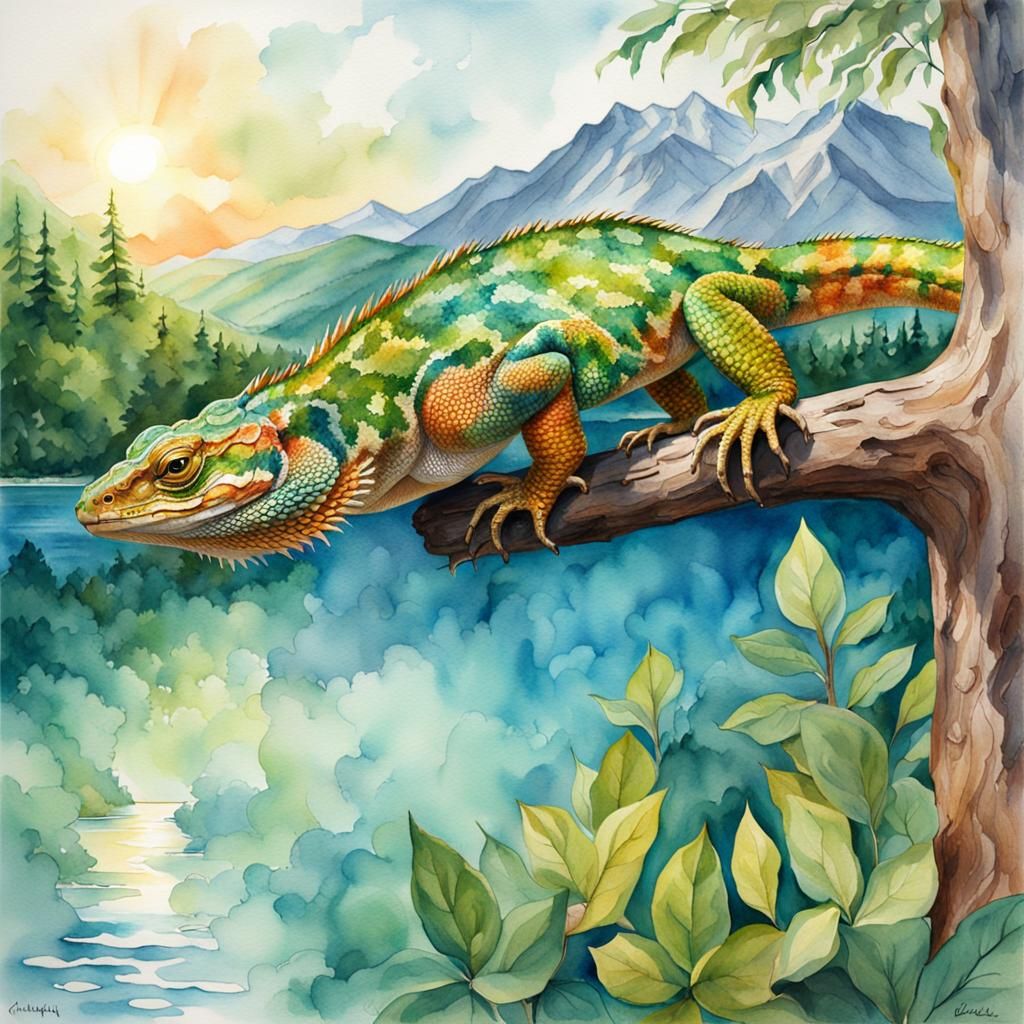 Wet Watercolor Art