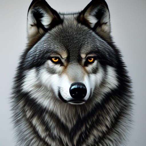 Wolf - AI Generated Artwork - NightCafe Creator