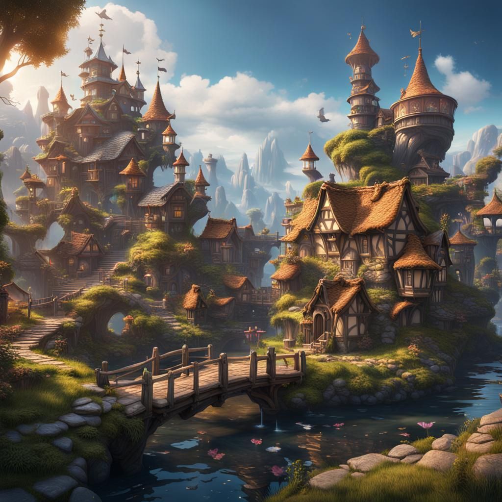 Little fairy town