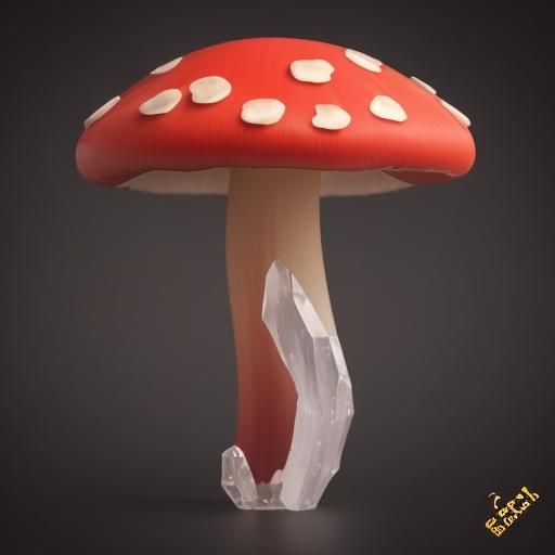 mushroom made of crystal salt ,

Professional photography, b...