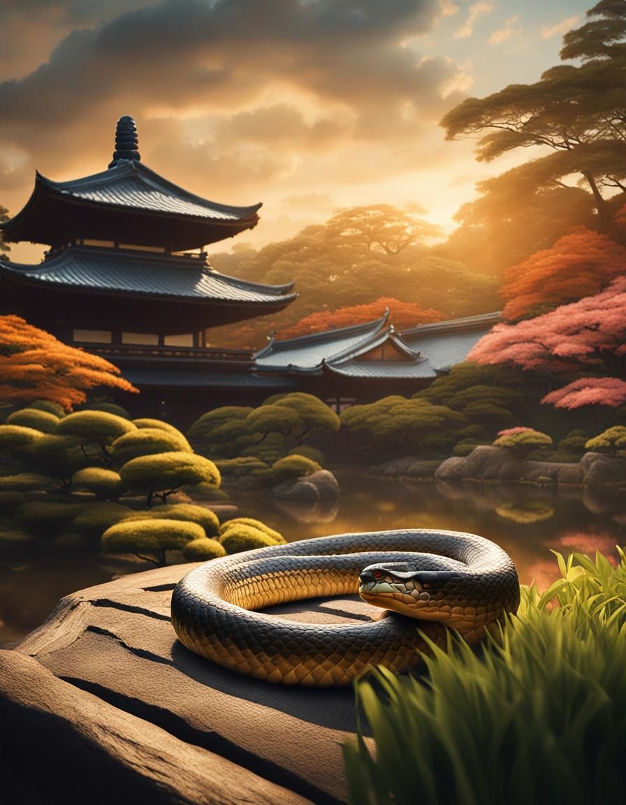 Snake at the lake