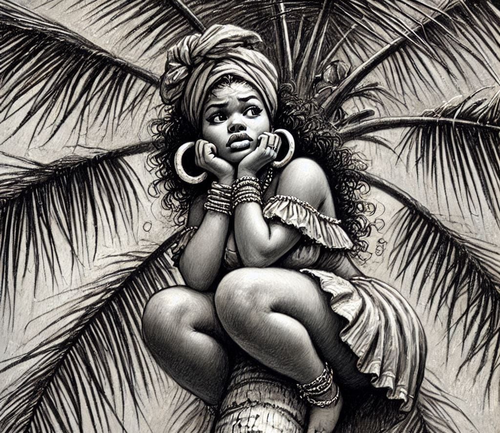 My Charcoal Series Tropical
