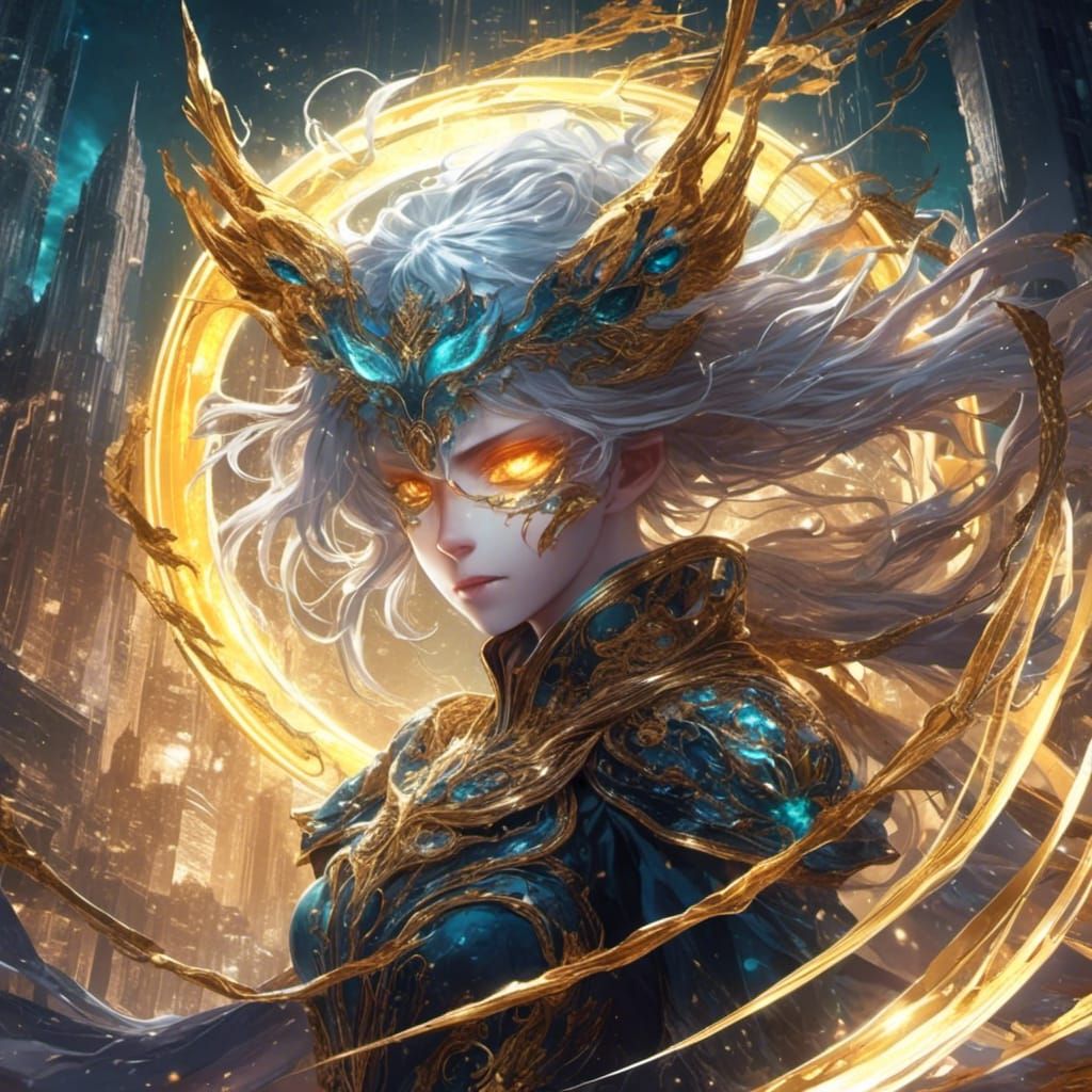 <lora:eye:1.0> Angelic demon