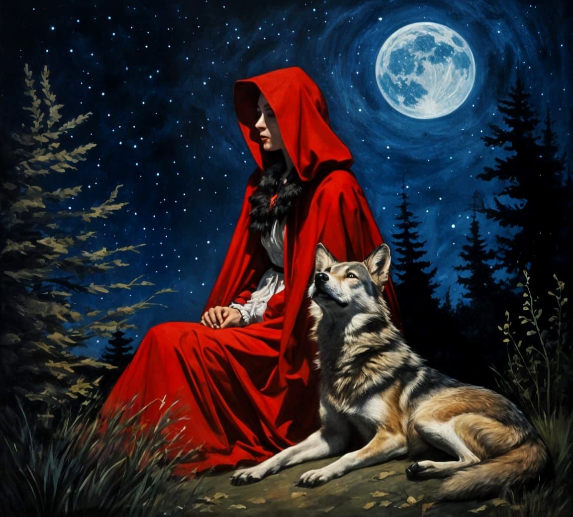 Under the Light of a Wolf Moon