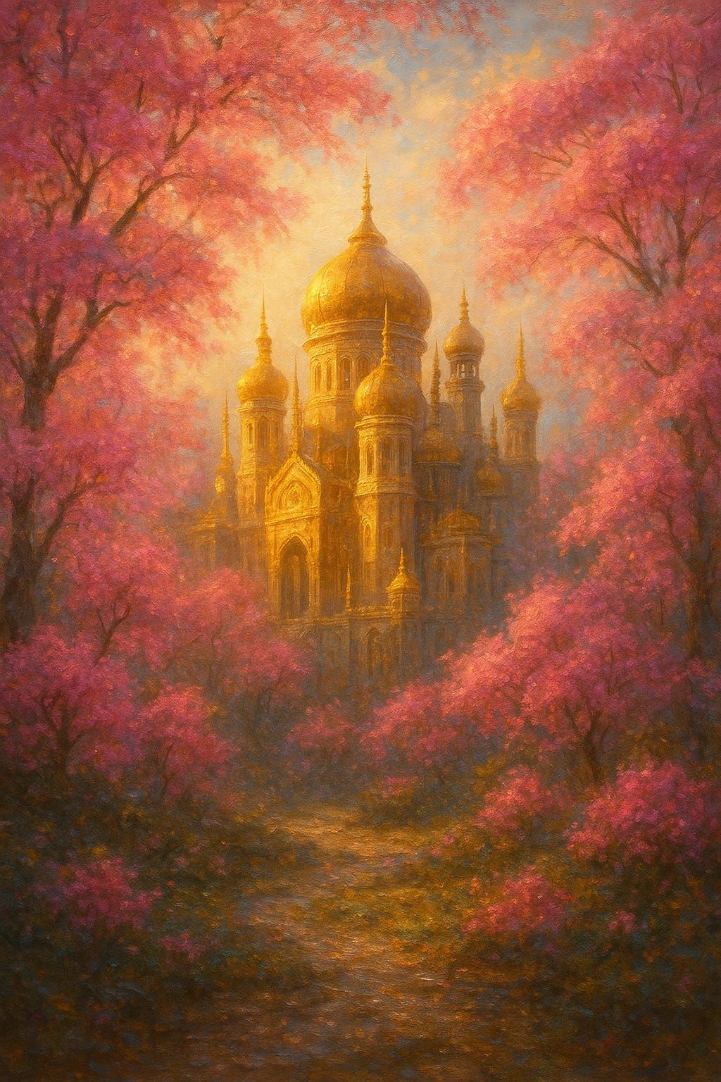 ארמון הודי בפריחת הדובדבן