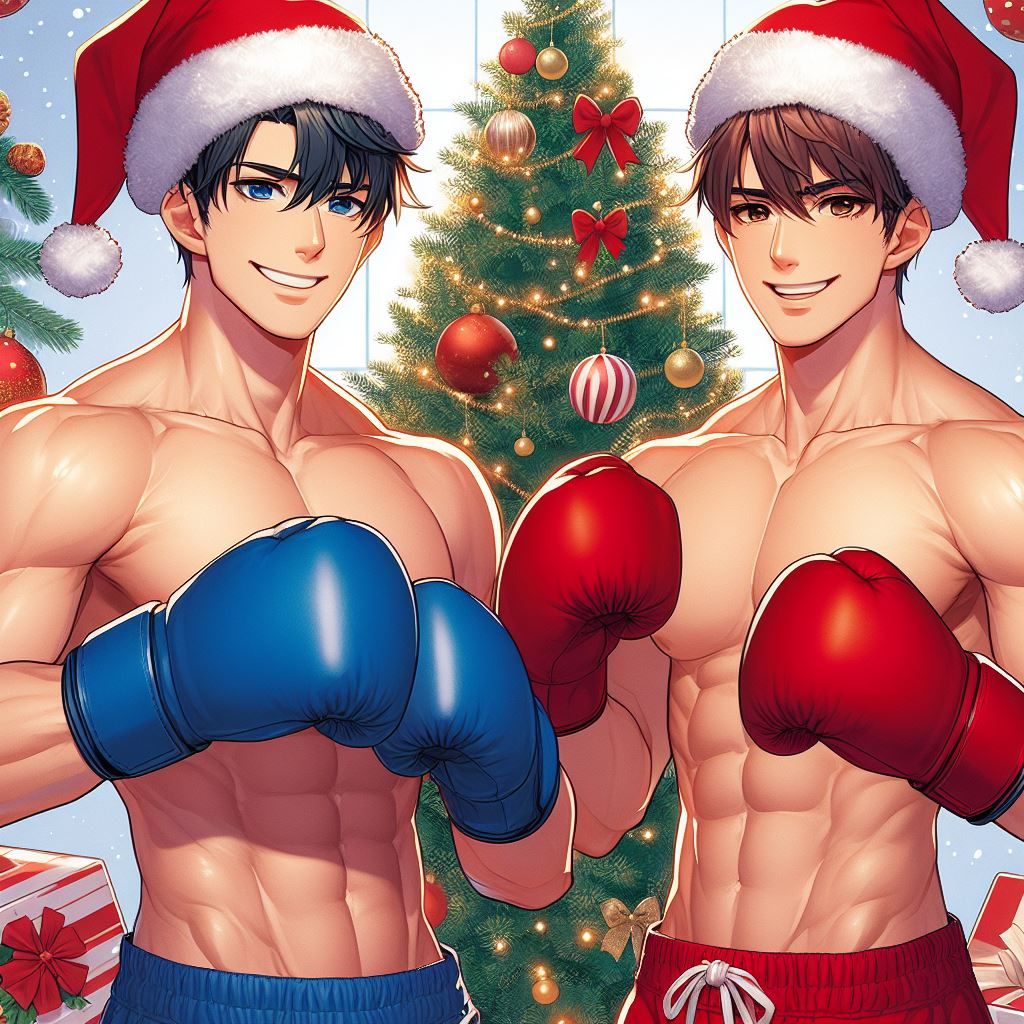 Merry Boxing Christmas - Anime Style