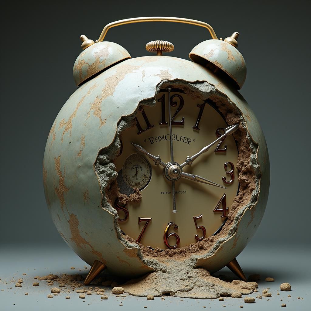 Time is an illusion - Einstein  by @rhadooss