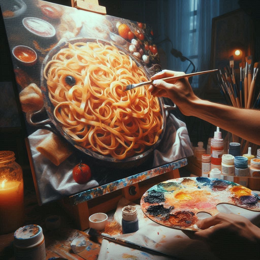 Pasta Masta Paint w Colorful Palette