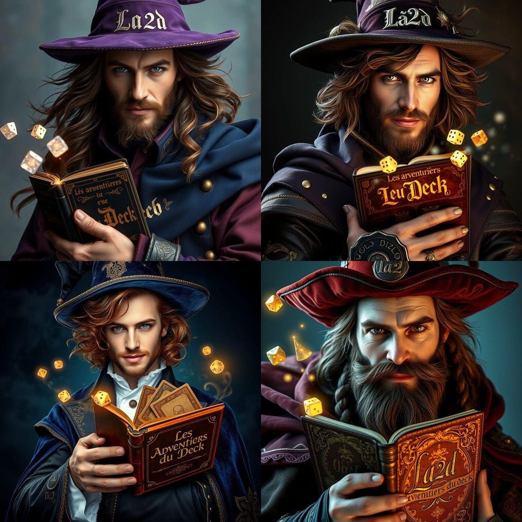 Surreal Wizard Portrait in Lavish, Dreamlike Style - AI Art