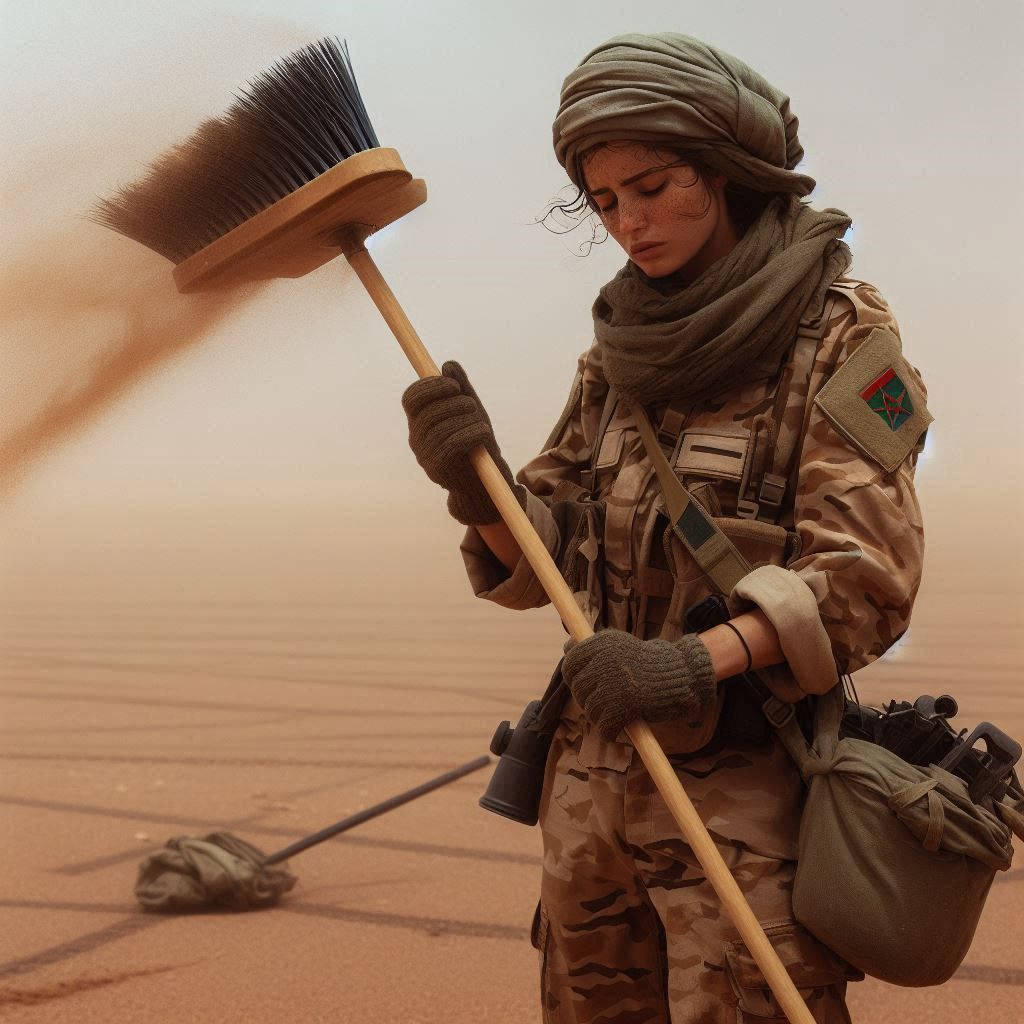 Fighting the sandstorm with a broom - Moroccan Air Force (5)