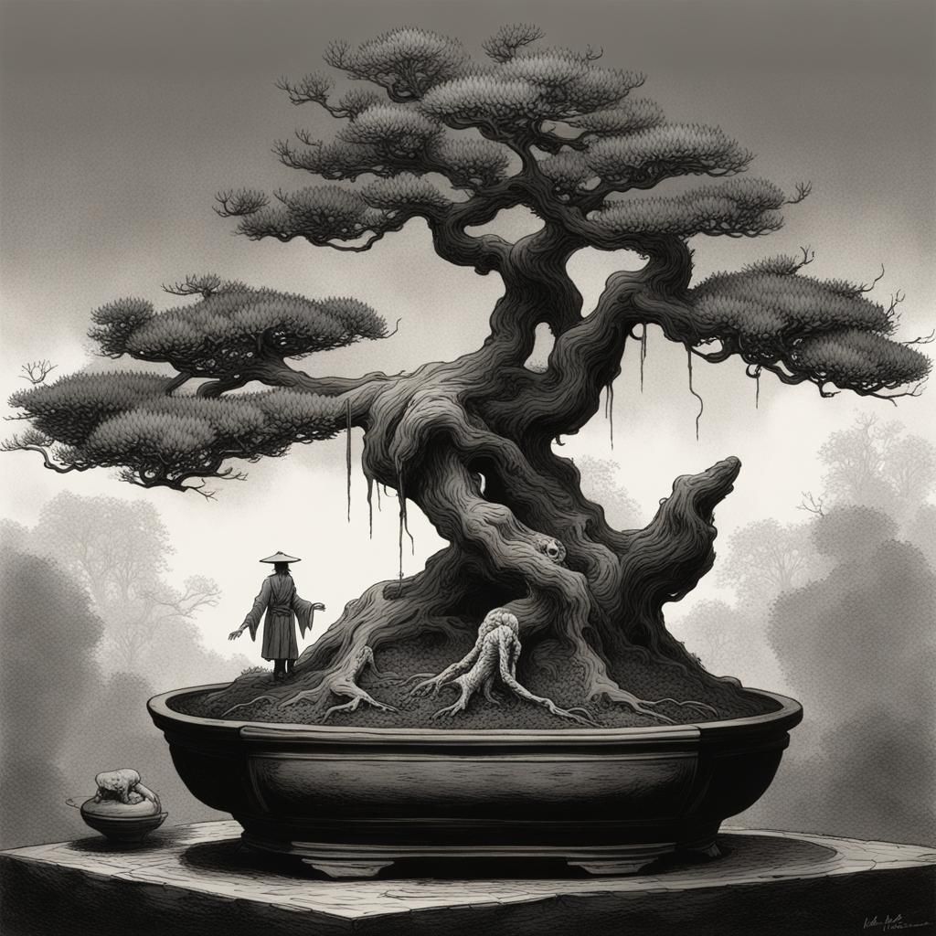 bonsai but horror

