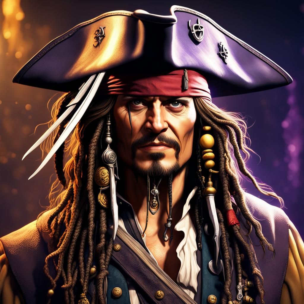 Jack sparrow - AI Generated Artwork - NightCafe Creator