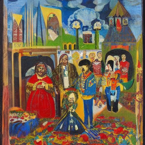 Harmful magical practices in the modern Armenian family 
Masterpiece by Pavel Filonov and Otto Dix