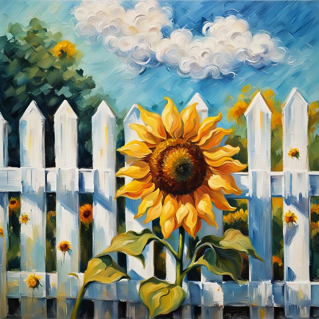 Impasto Sunflower 03
