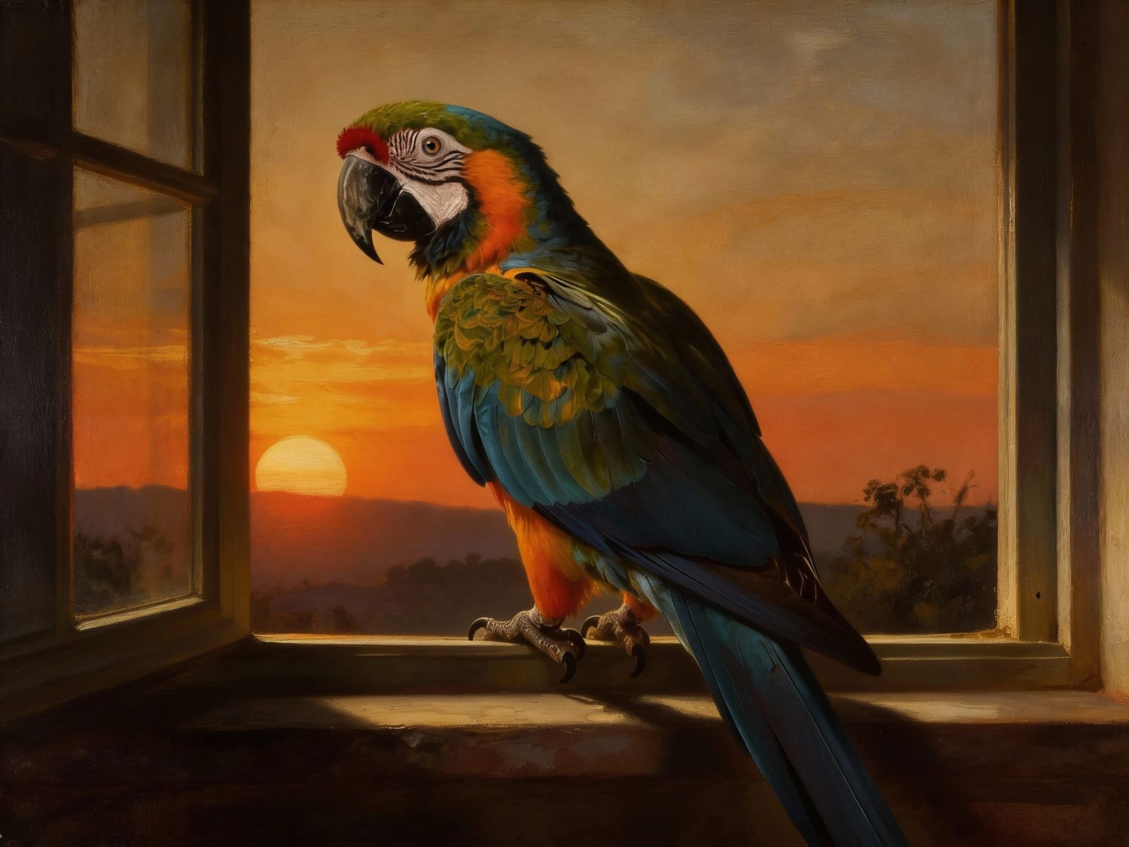 Ready for the morning escape  by @Huginn