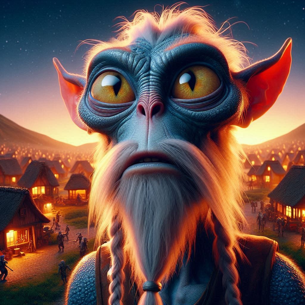 Classified Alien portrait 👽 Astéroïdix.