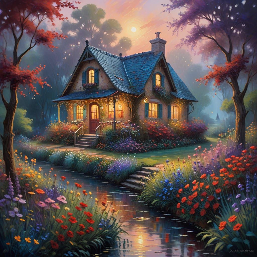 Fairy Tale Cottage Delight  by @ChronoScribe