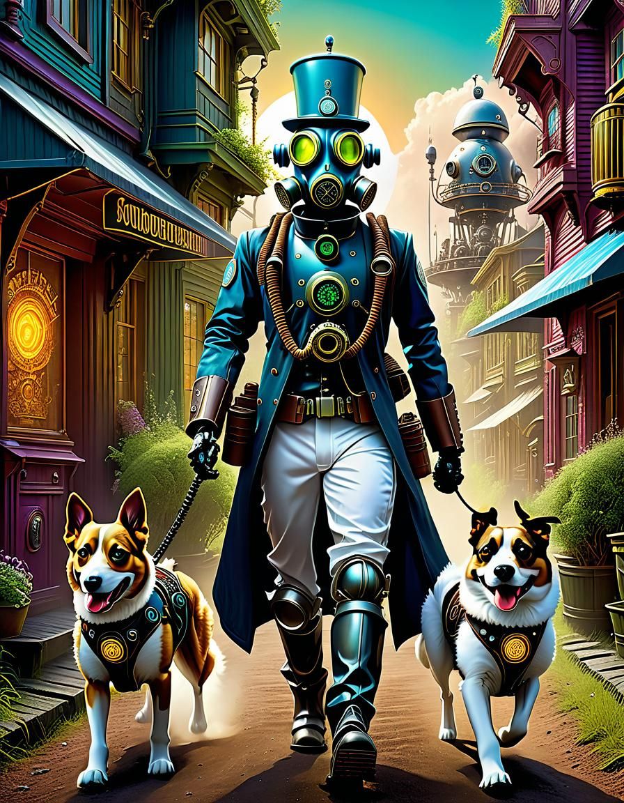 Robotics : Robot walking his dogs