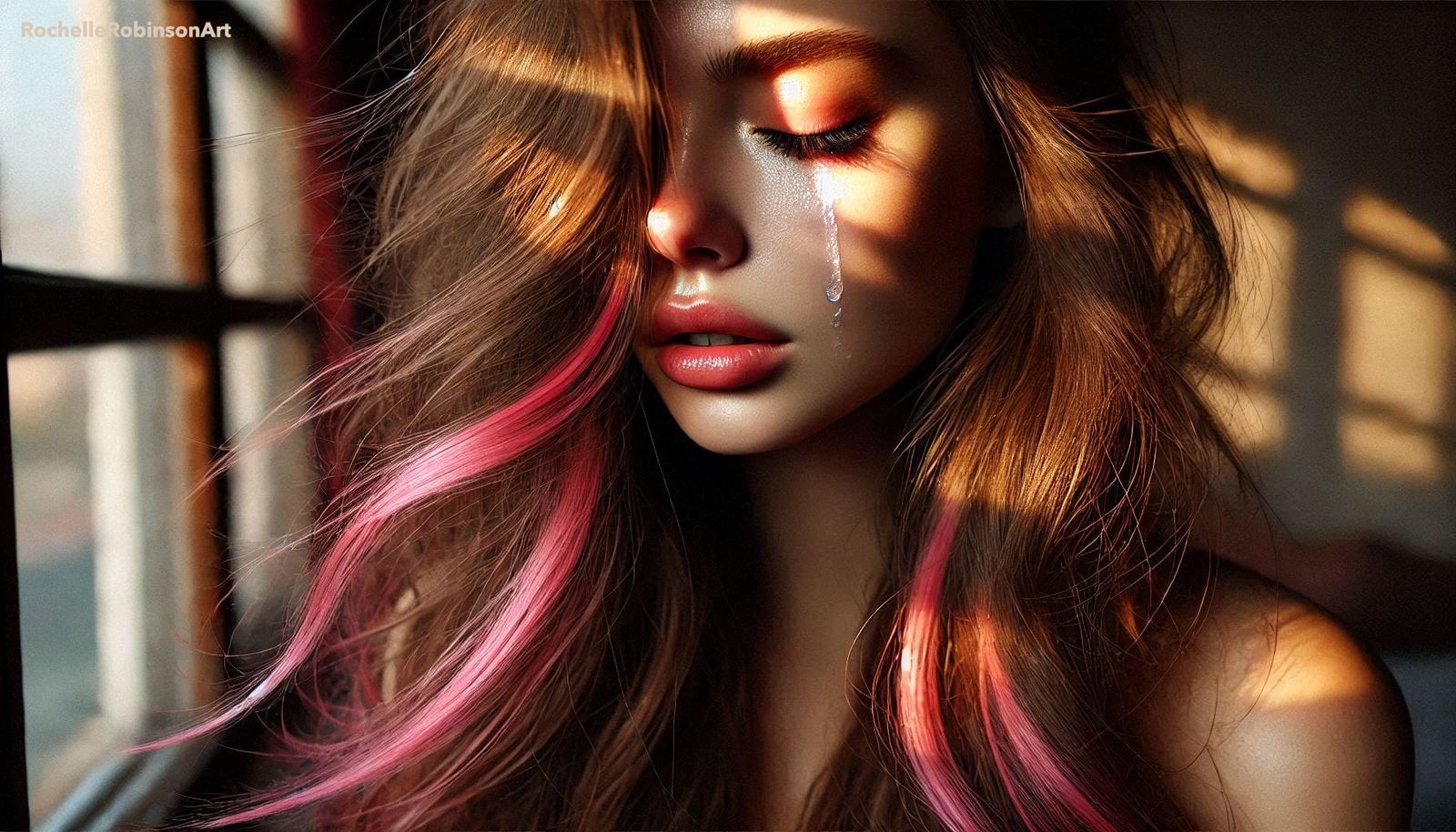 A Sad Woman - Photo Realism Portraiture