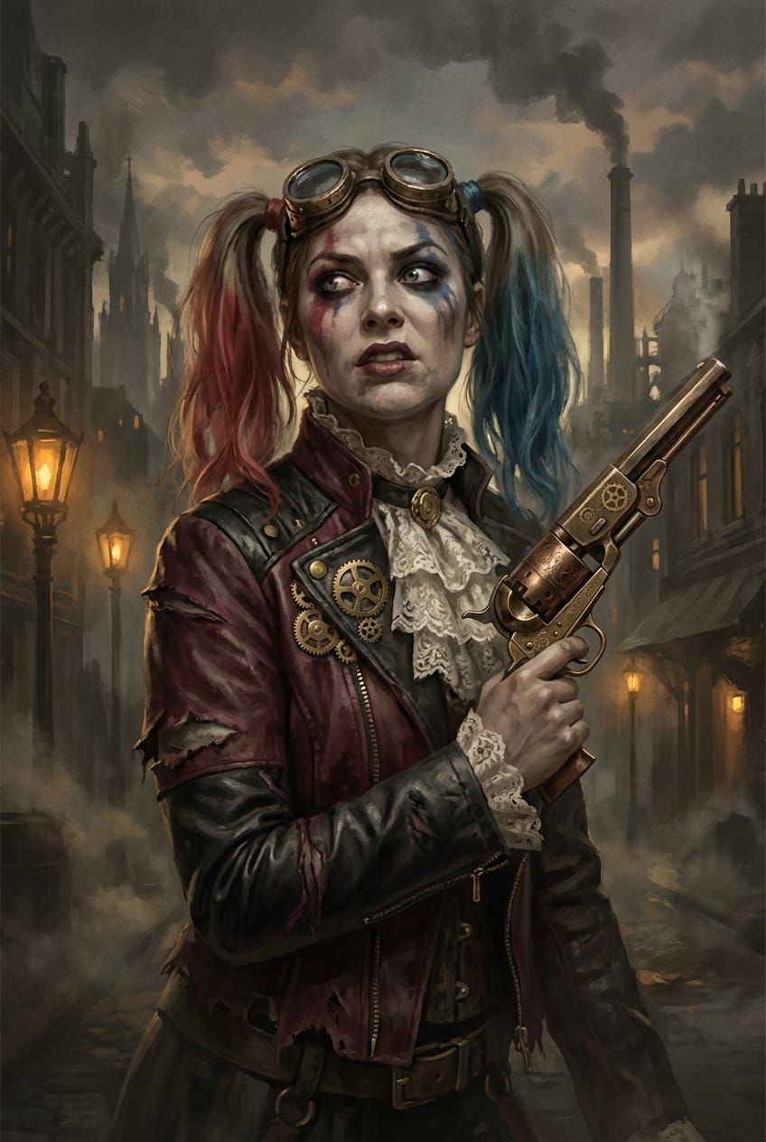 Steampunk Harley Quinn
