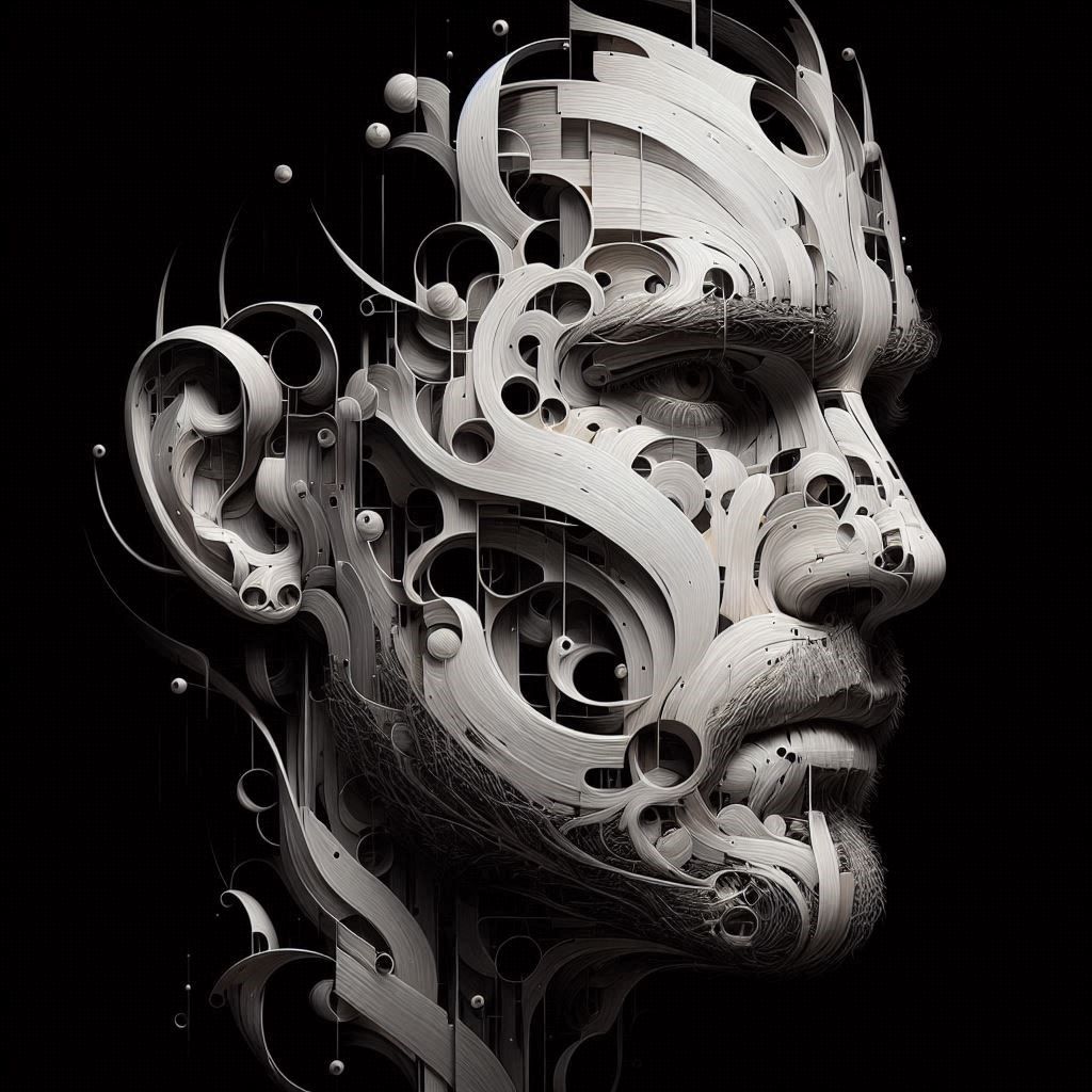 deconstructed self portrait