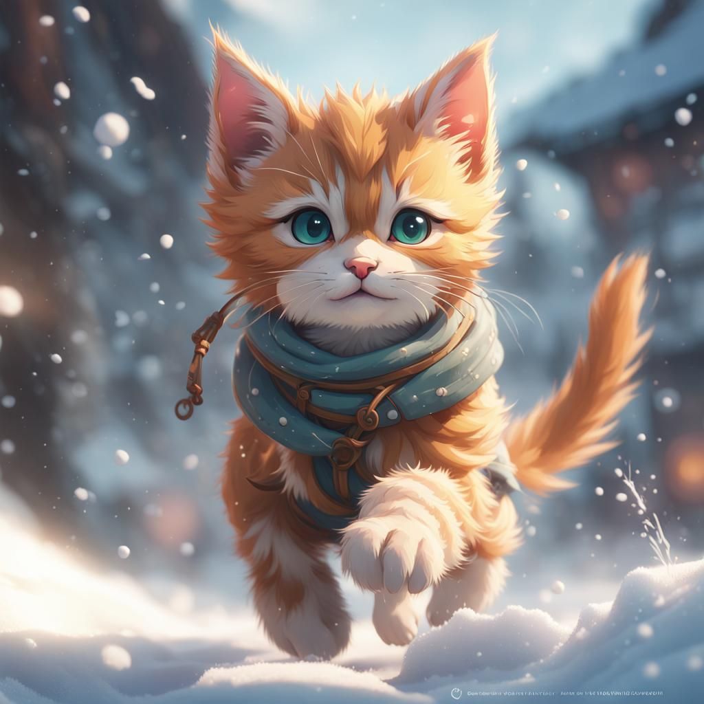 Kitten - AI Generated Artwork - NightCafe Creator