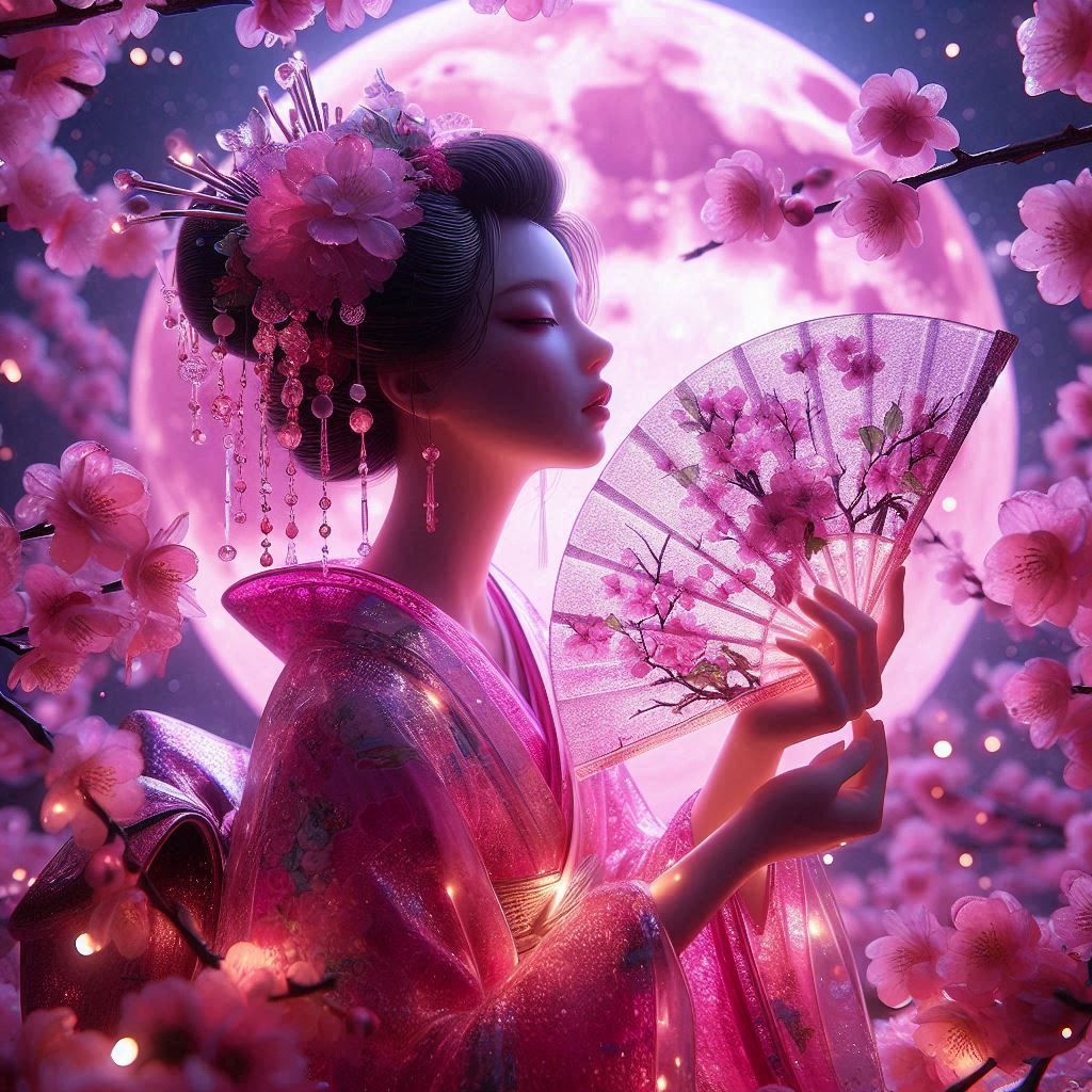 Cherry Blossom MOON GEISHAS 1