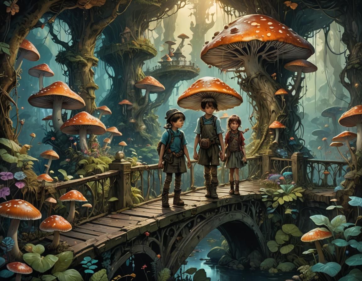 Mushroom Land Adventure II  by @kauri