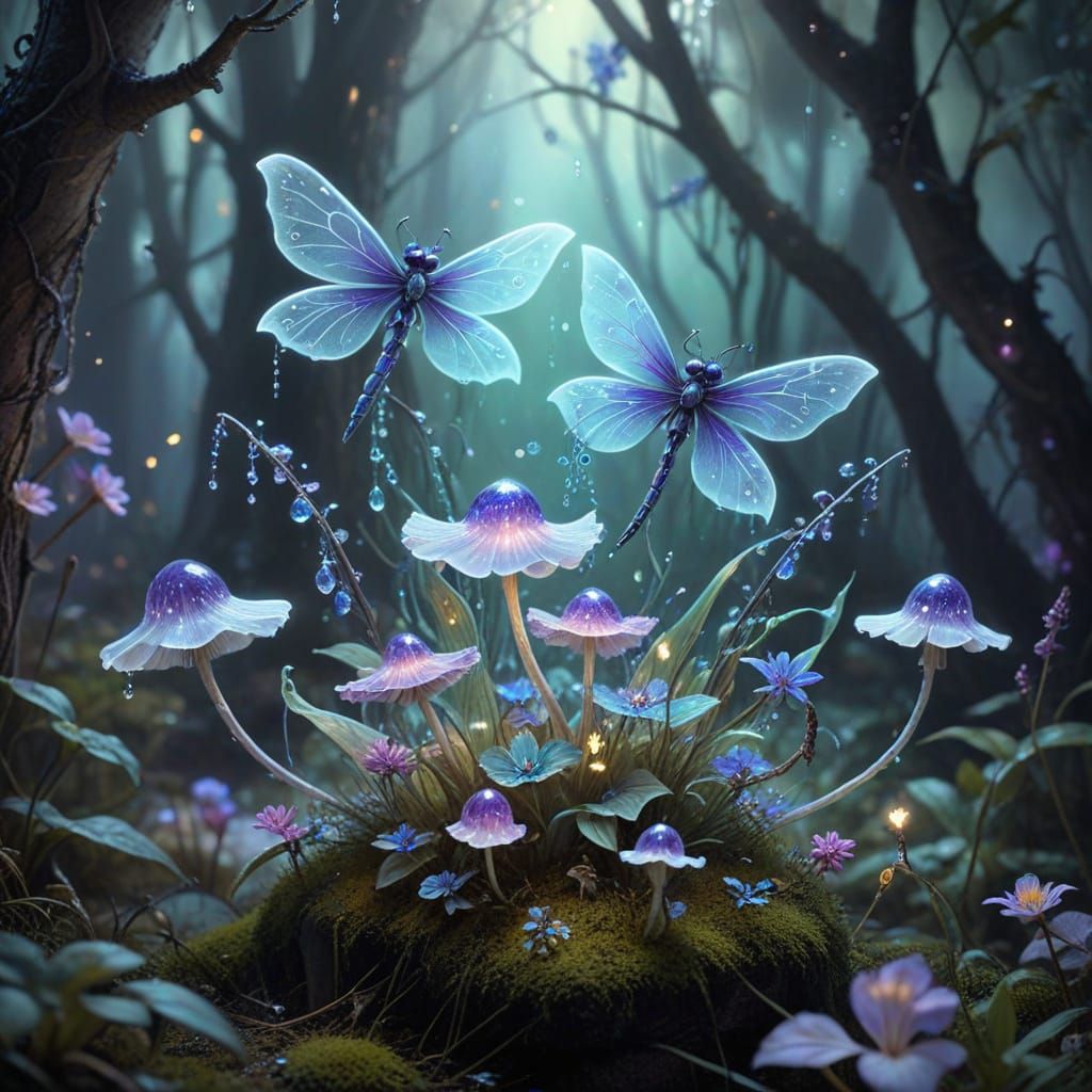 Deep magical forest   by @Miracidium