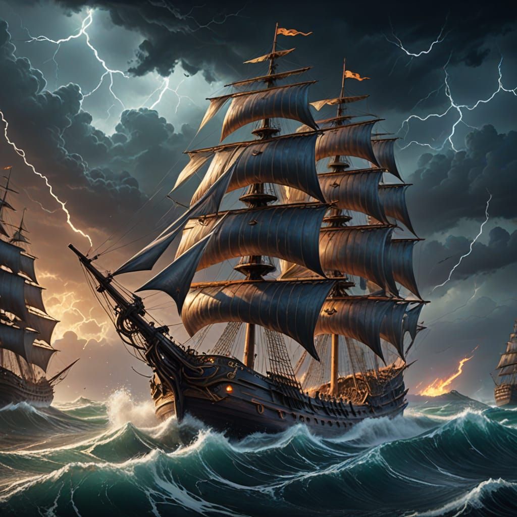 Stormy Seas   by @Whispering Wind