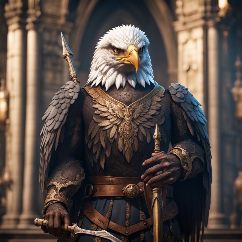 eagle guard - AI Generated Artwork - NightCafe Creator