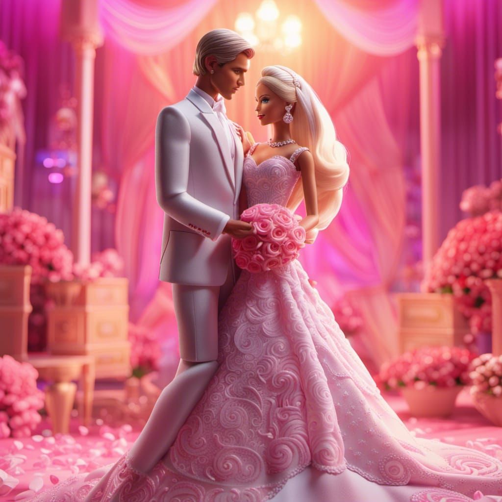 Barbie and best sale ken wedding day