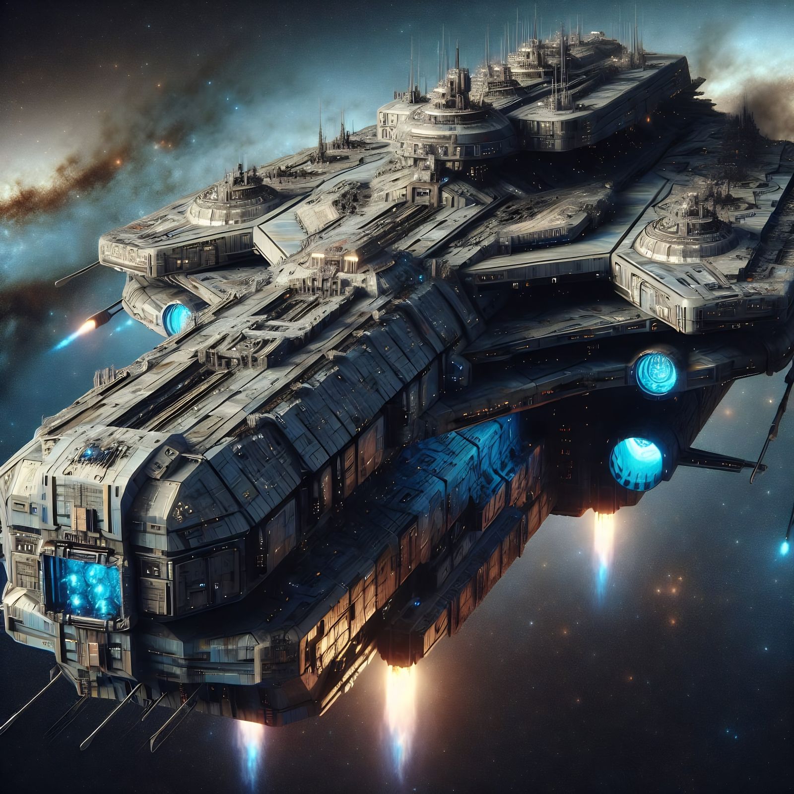 The Space Cruiser  by @Tankster