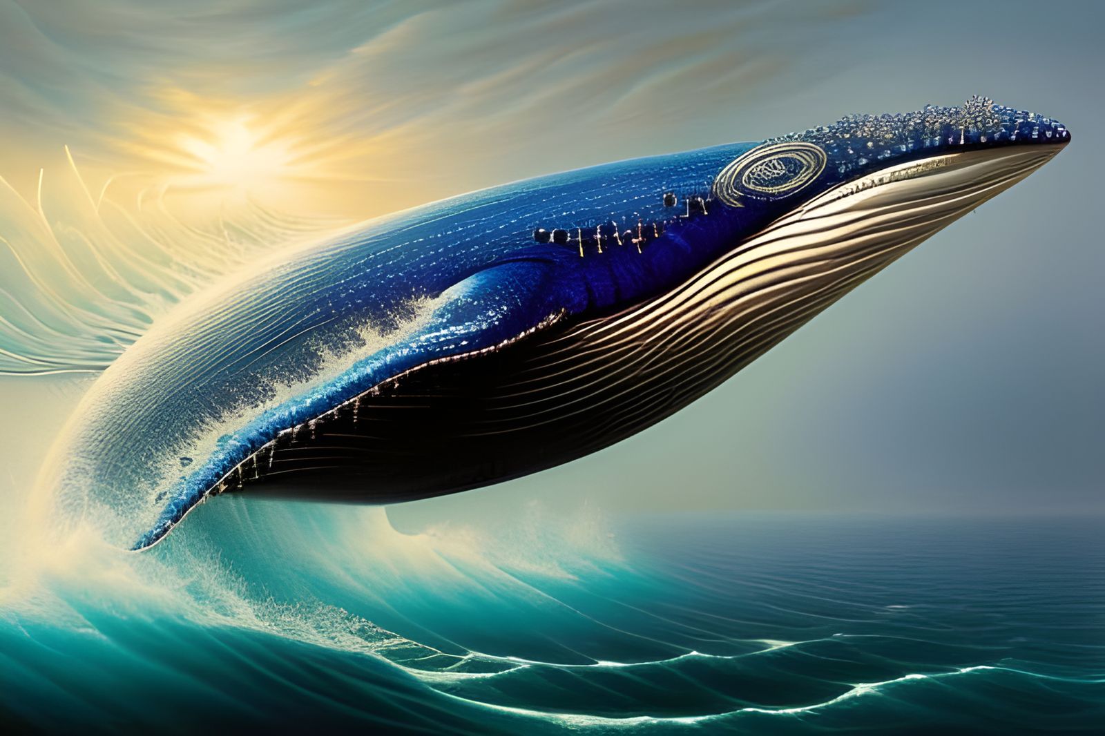 Blue Whale Jump  by @SirHeckerich