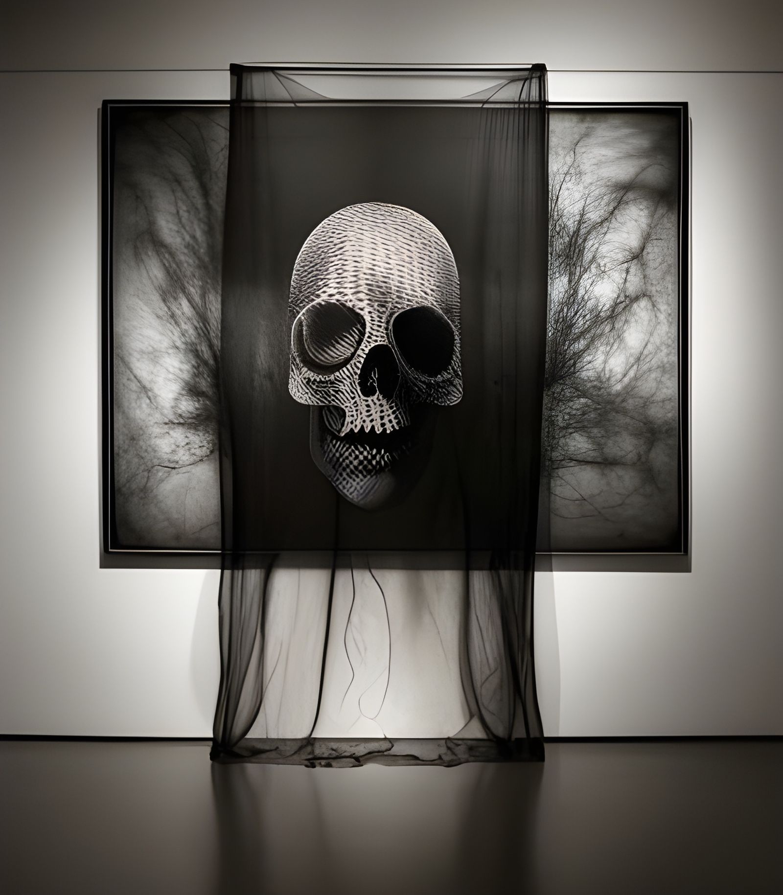 Translucent Wraiths Coalesce in Hyperrealistic Art