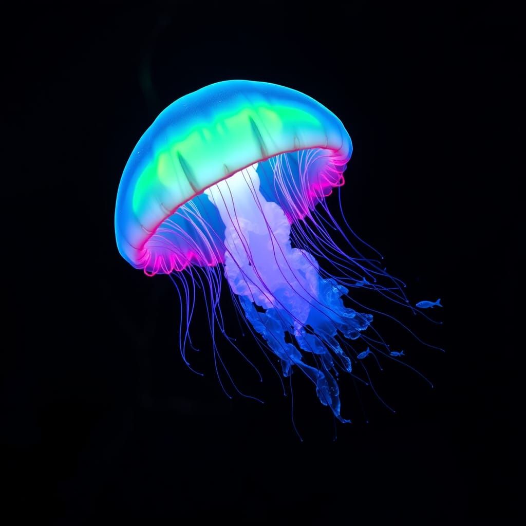 Fluorescent jellyfish