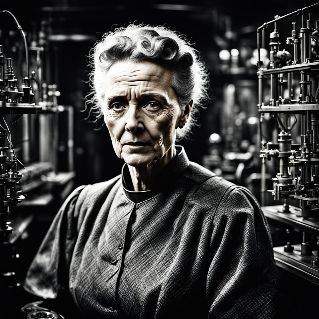 marie curie  by @Charlie Watson AKA Chuckcrunch