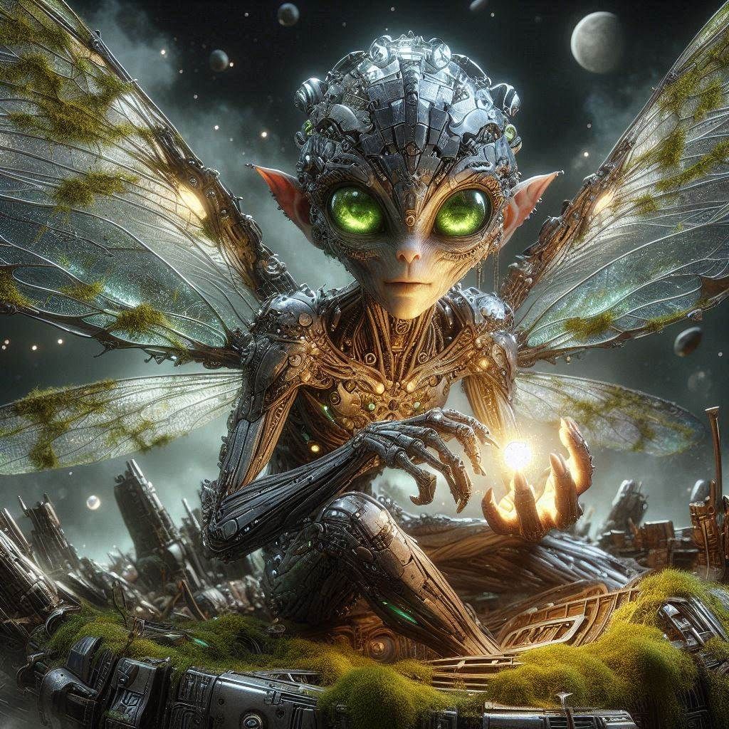 Metal Alien Fairy