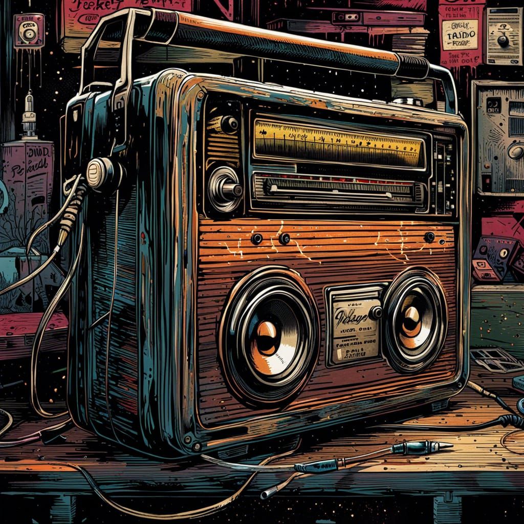 Vintage Radio  by @SiliconSavanna