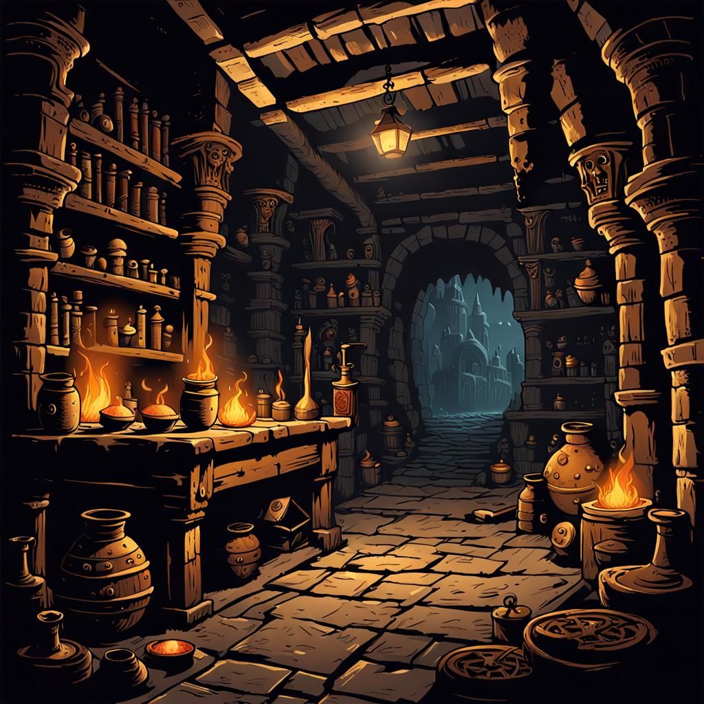 Medieval interior