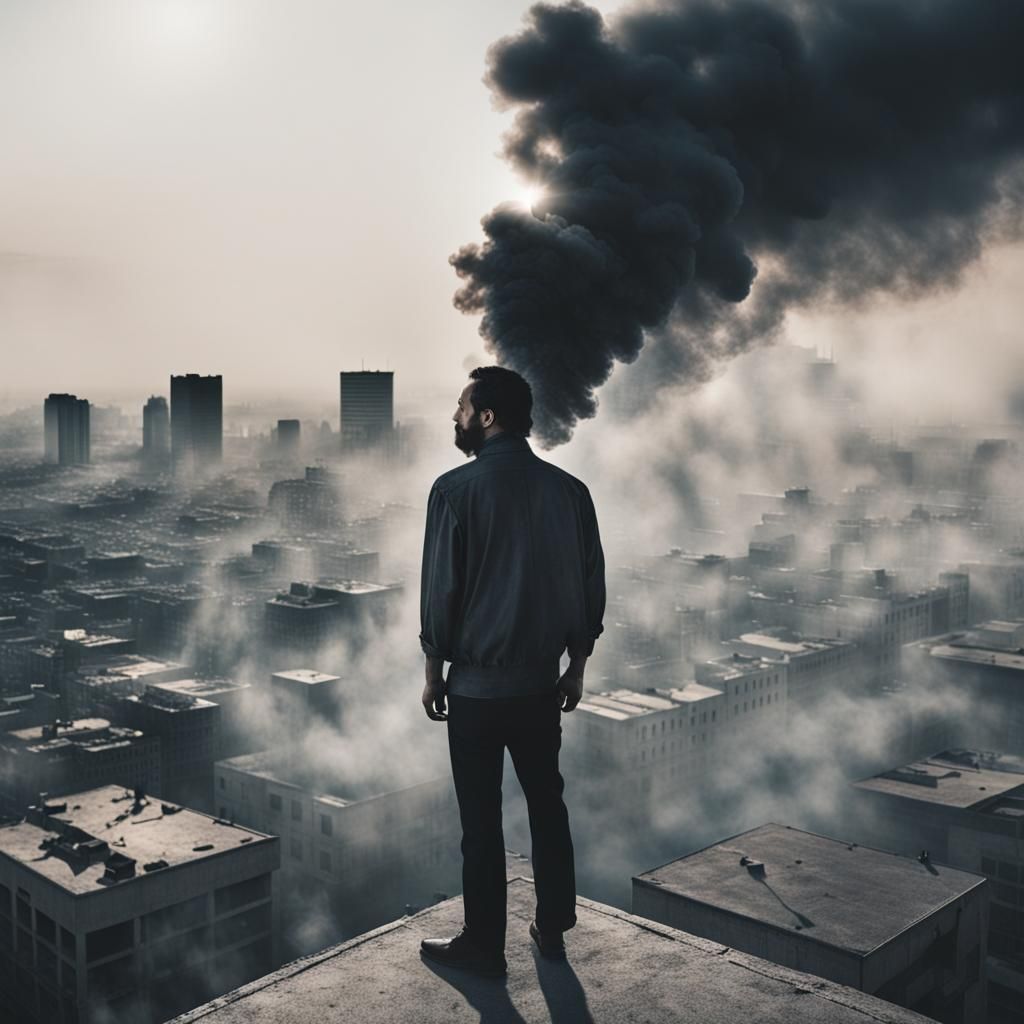 Scene of destruction