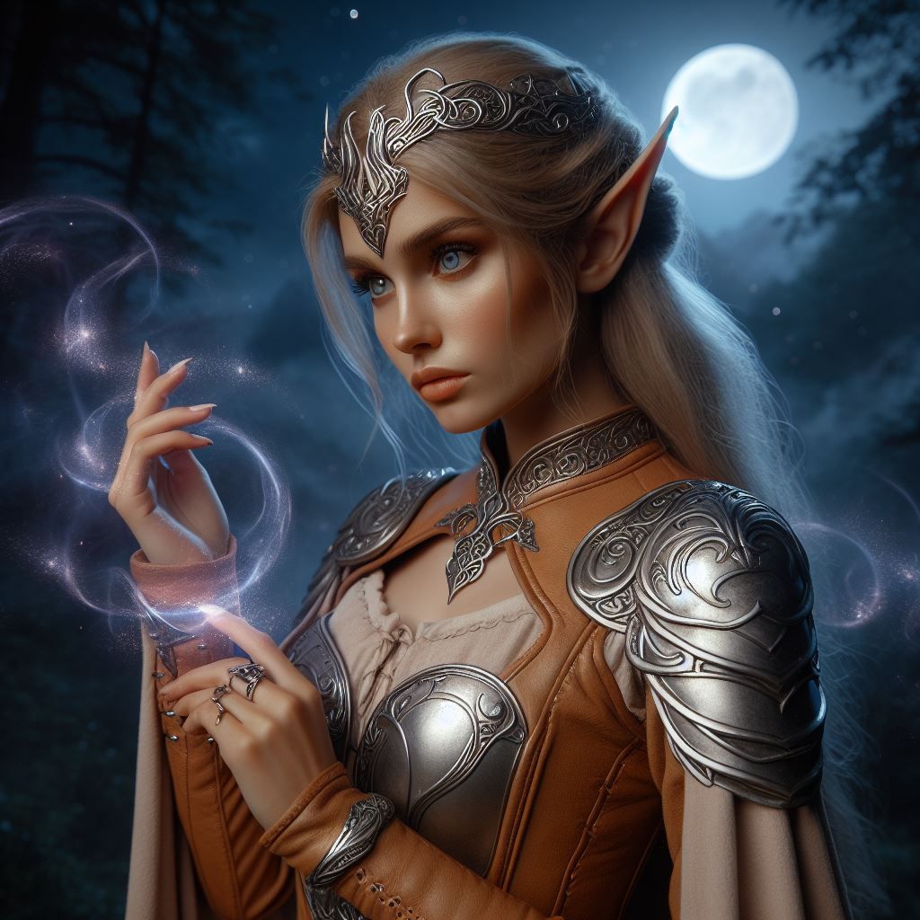 Elven sorceress