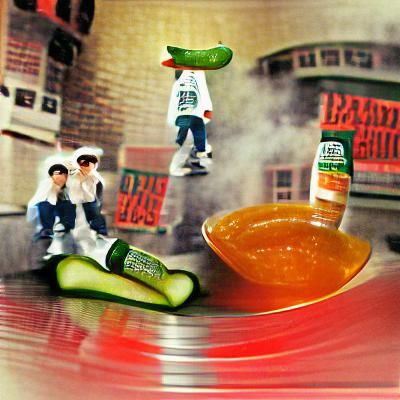 cool as a cucumber in a bowl of hot sauce